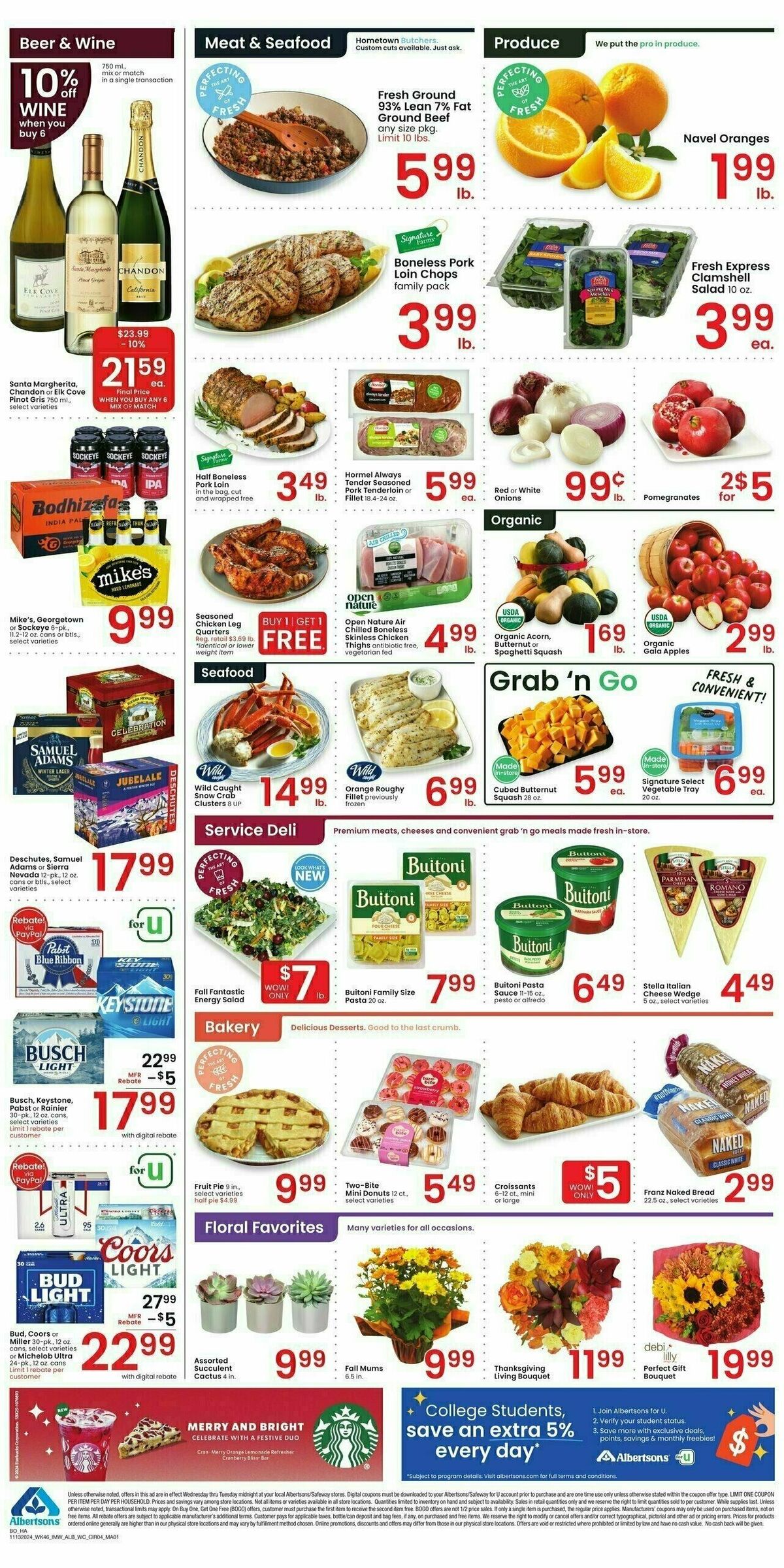 Albertsons Weekly Ad from November 13