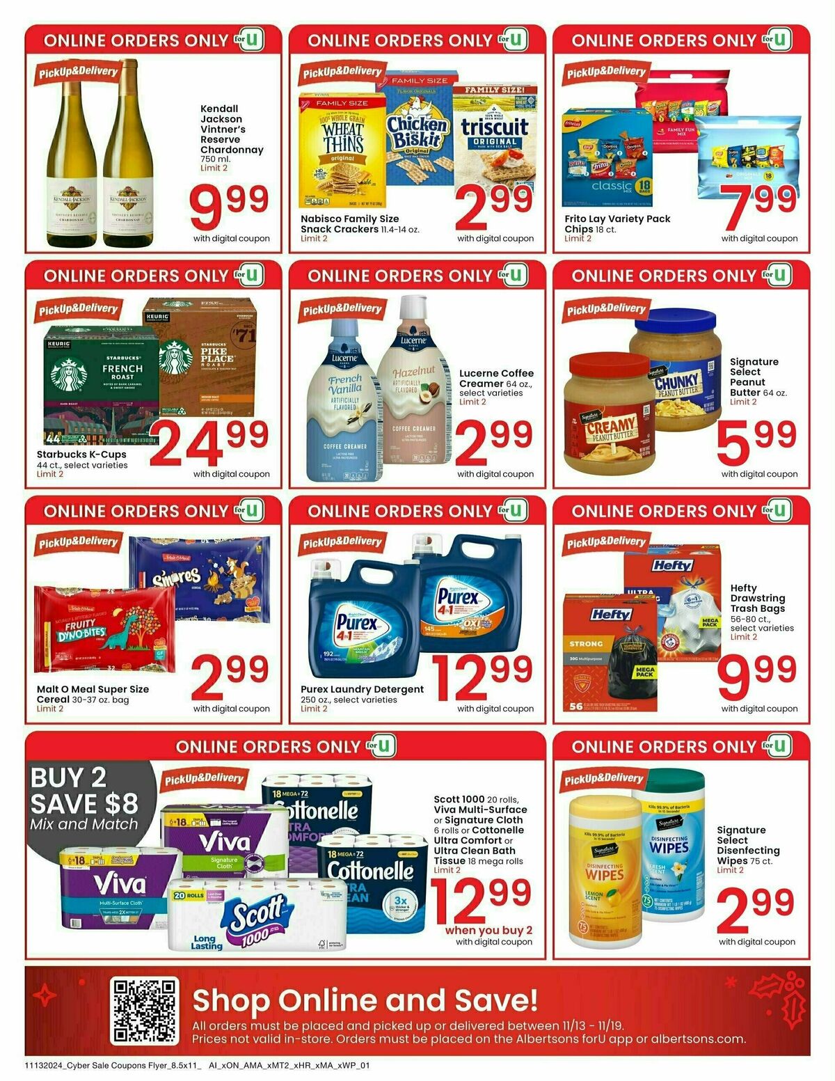 Albertsons Weekly Ad from November 13