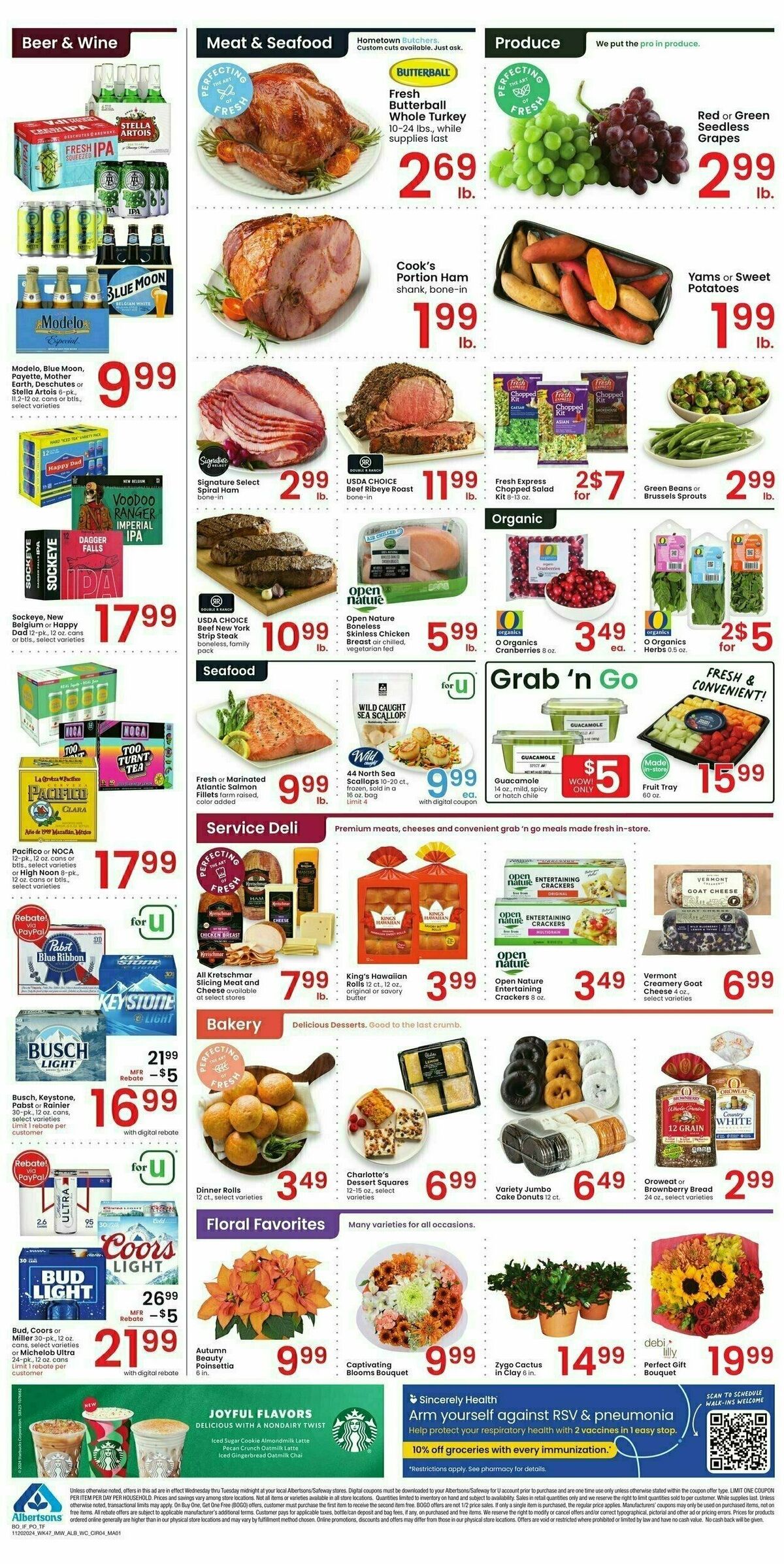 Albertsons Weekly Ad from November 20