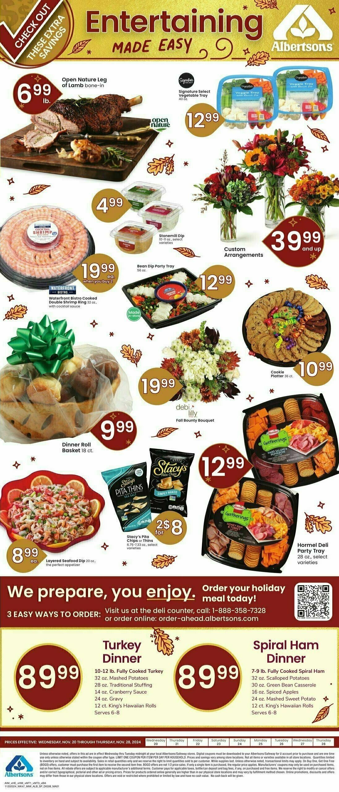 Albertsons Weekly Ad from November 20