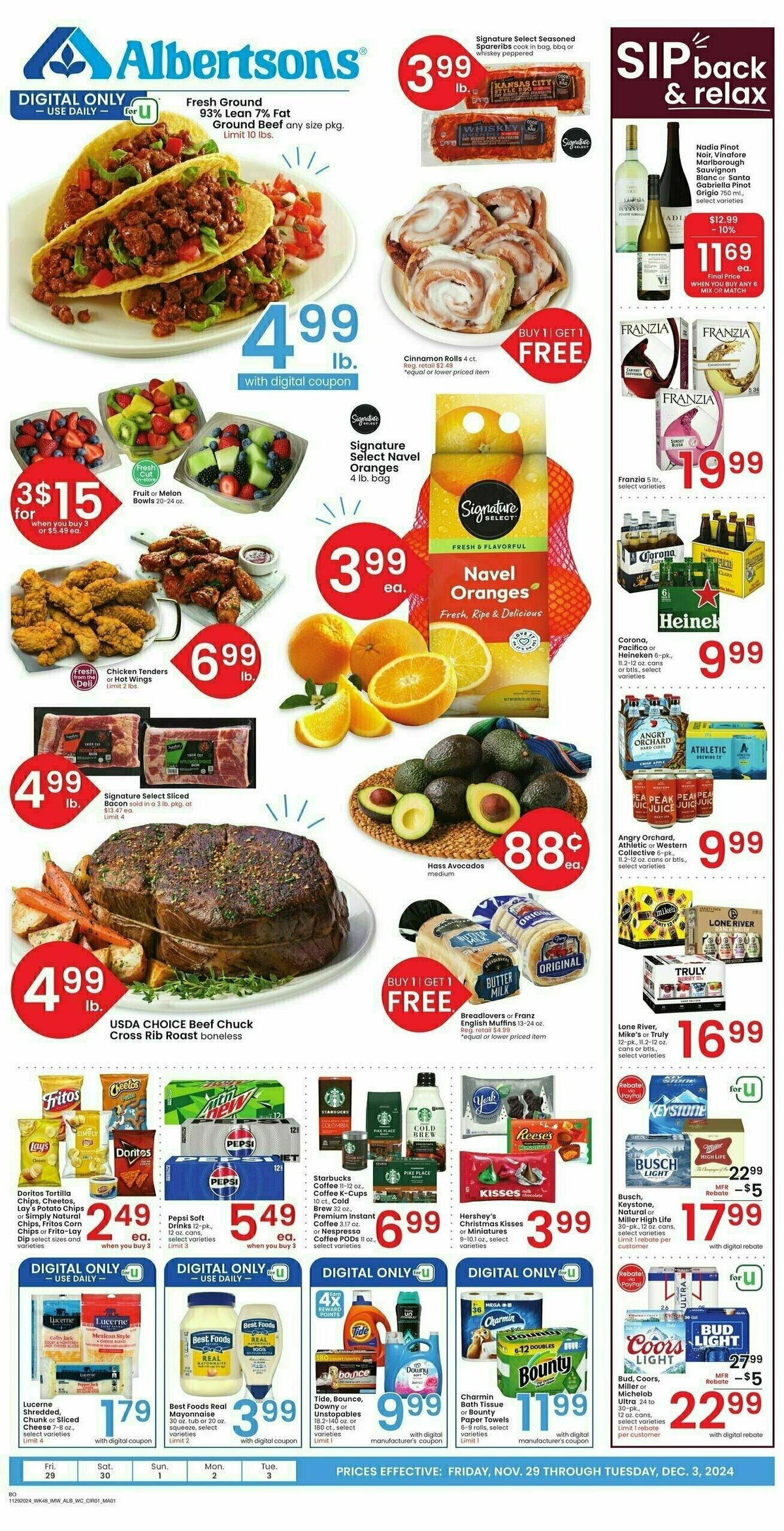 Albertsons Weekly Ad from November 29