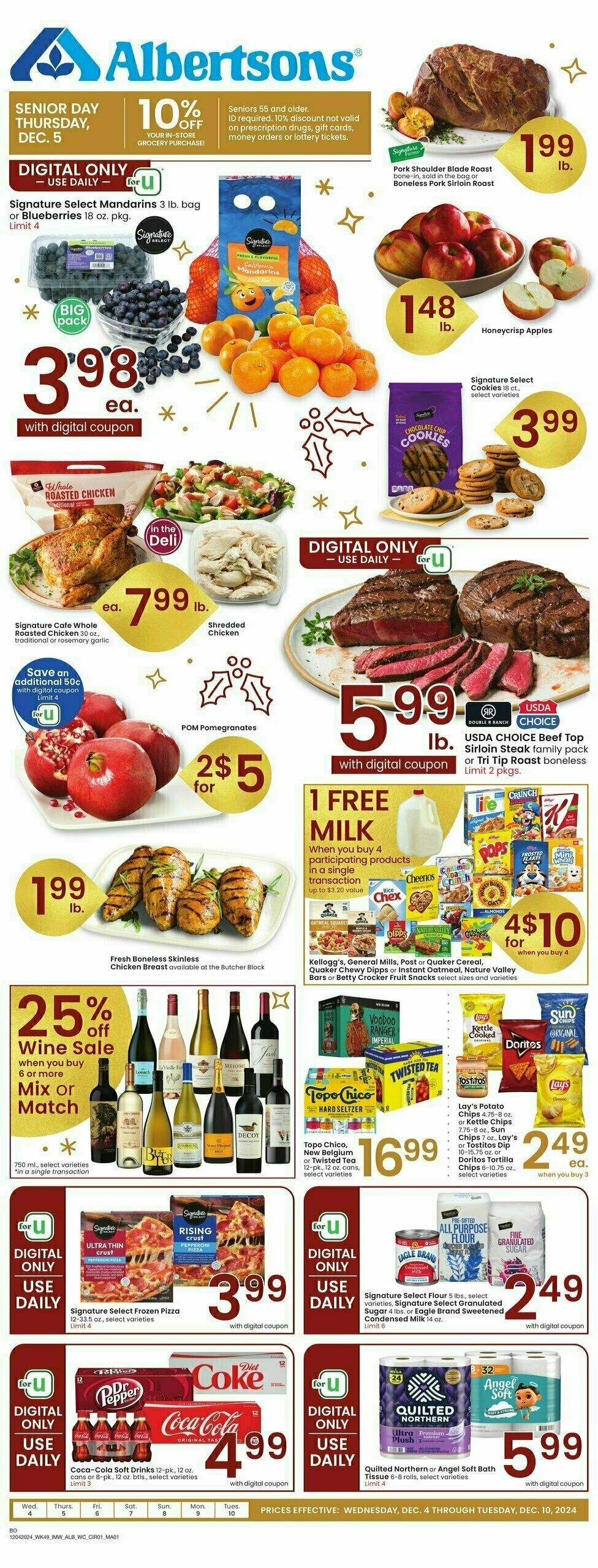 Albertsons Weekly Ad from December 4