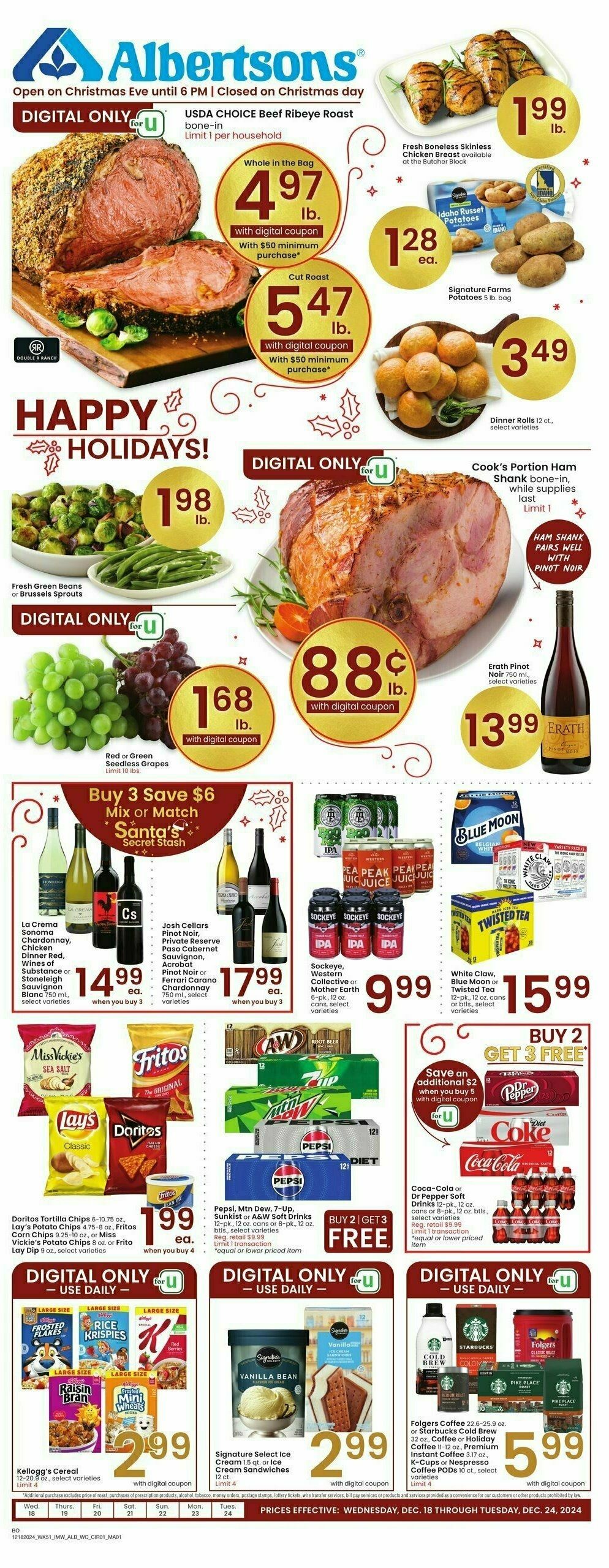 Albertsons Weekly Ad from December 18