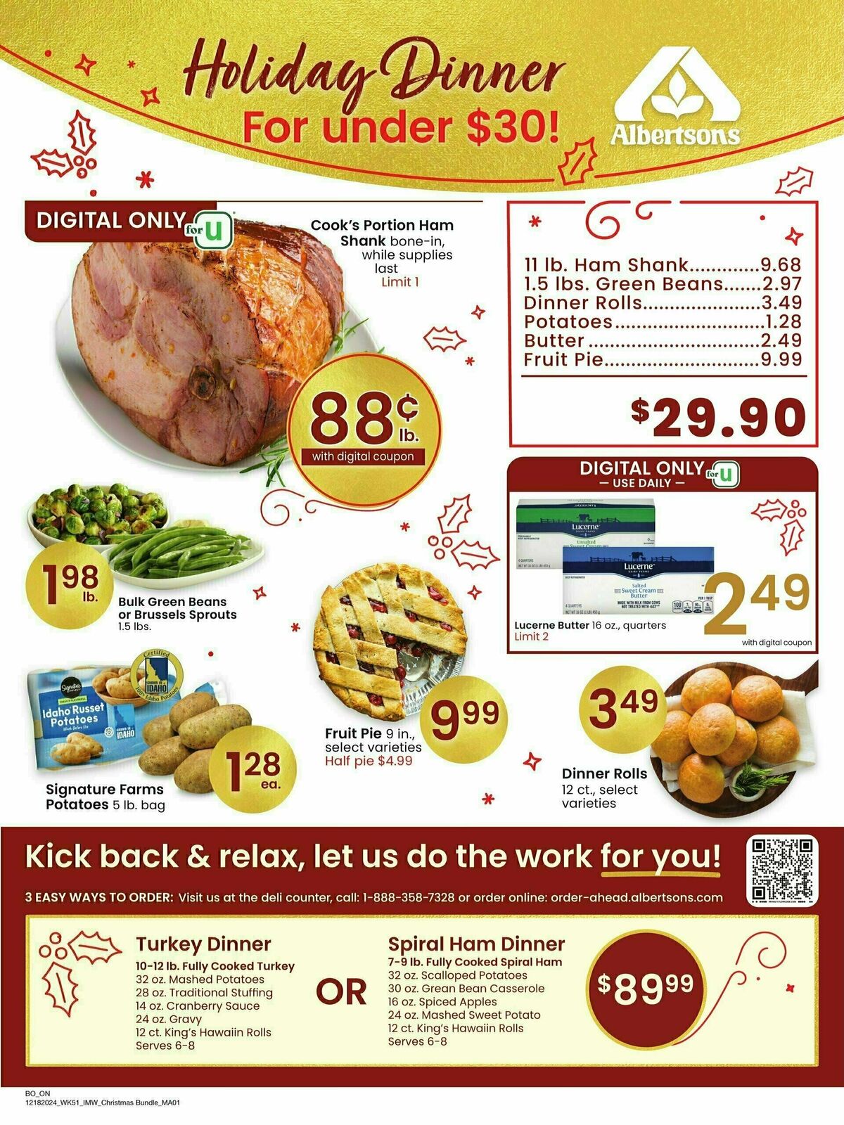 Albertsons Specialty Publication Weekly Ad from December 18