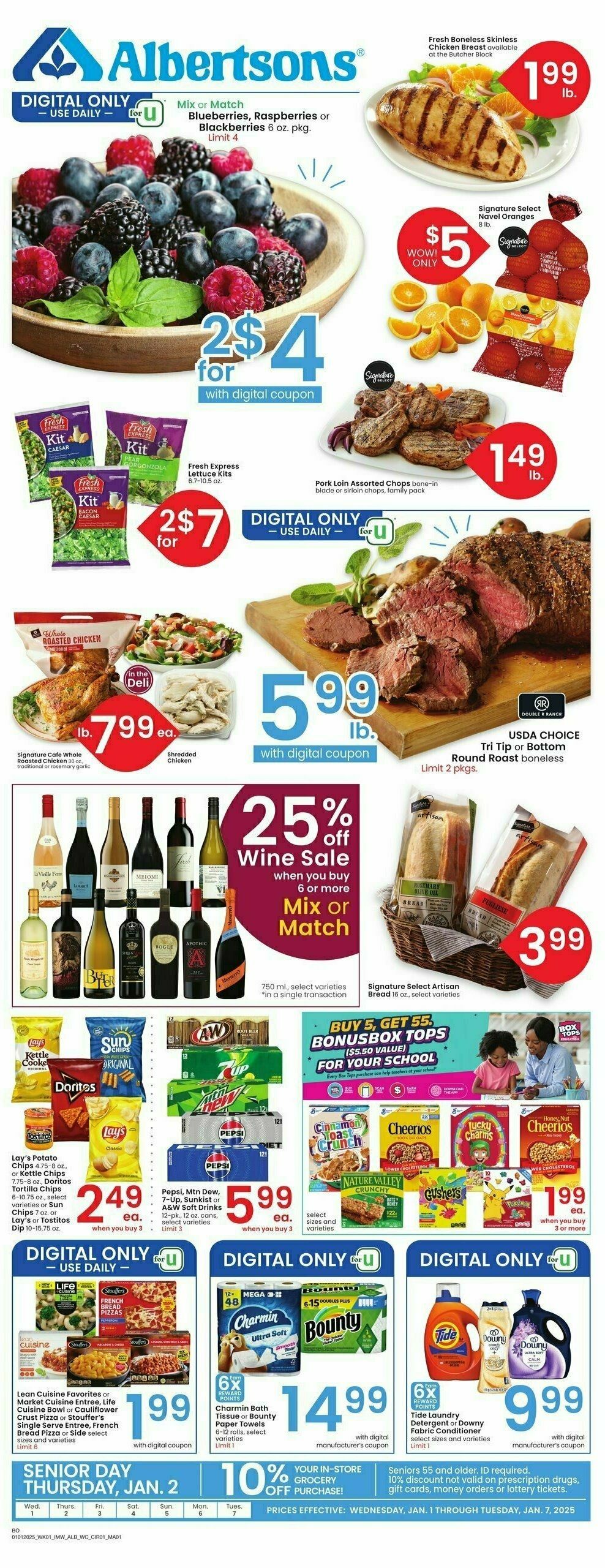 Albertsons Weekly Ad from January 1