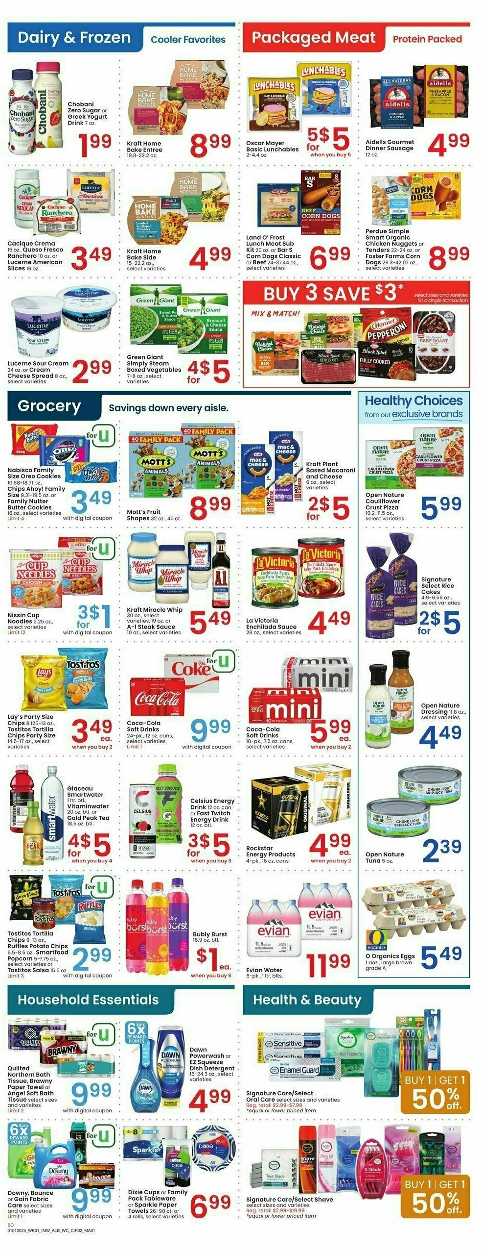 Albertsons Weekly Ad from January 1