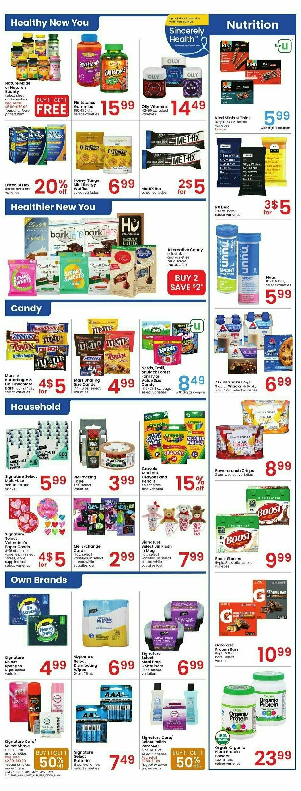 Albertsons Weekly Ad from January 1