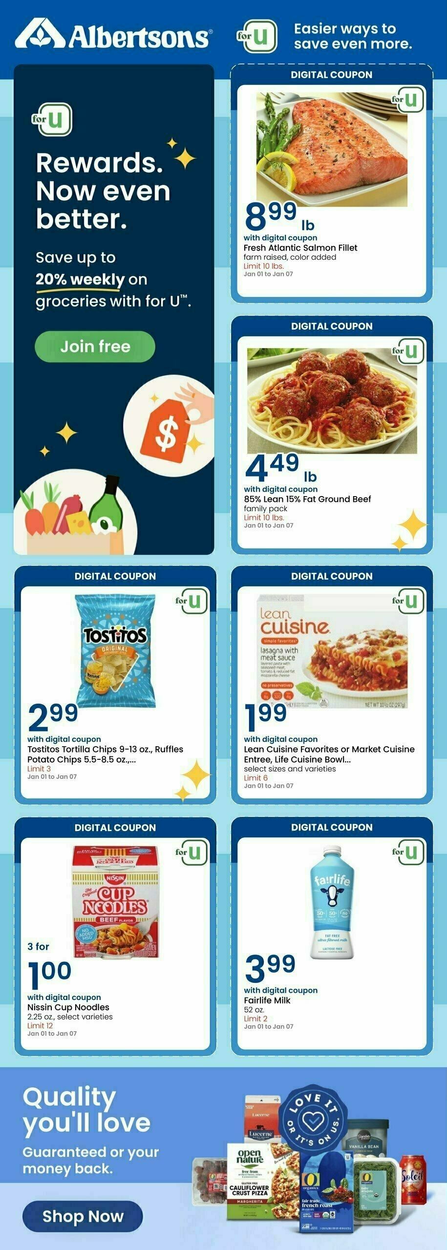 Albertsons Digital Offers Weekly Ad from January 1