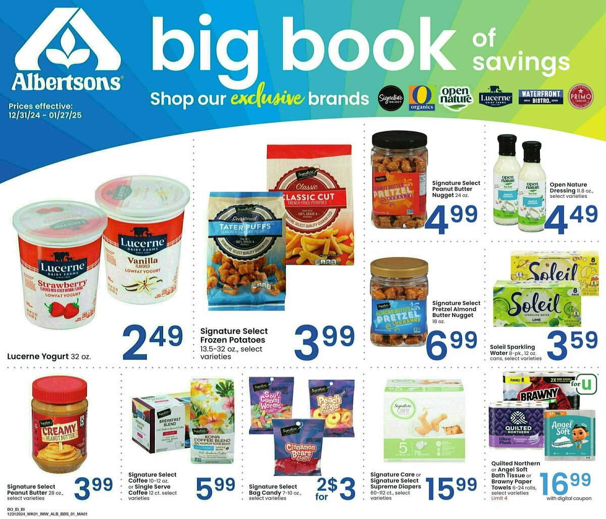 Albertsons Big Book of Savings Weekly Ad from December 31