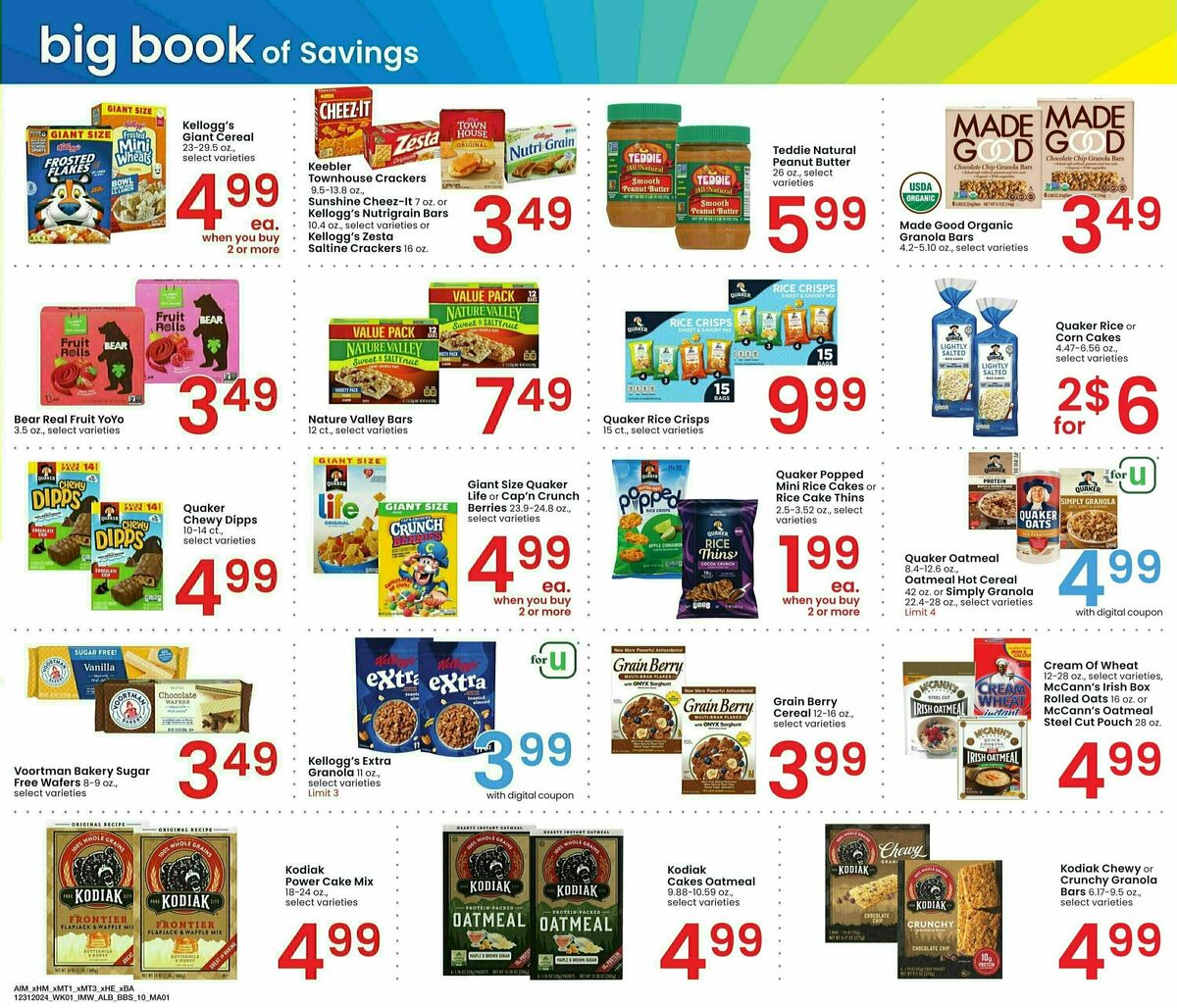 Albertsons Big Book of Savings Weekly Ad from December 31