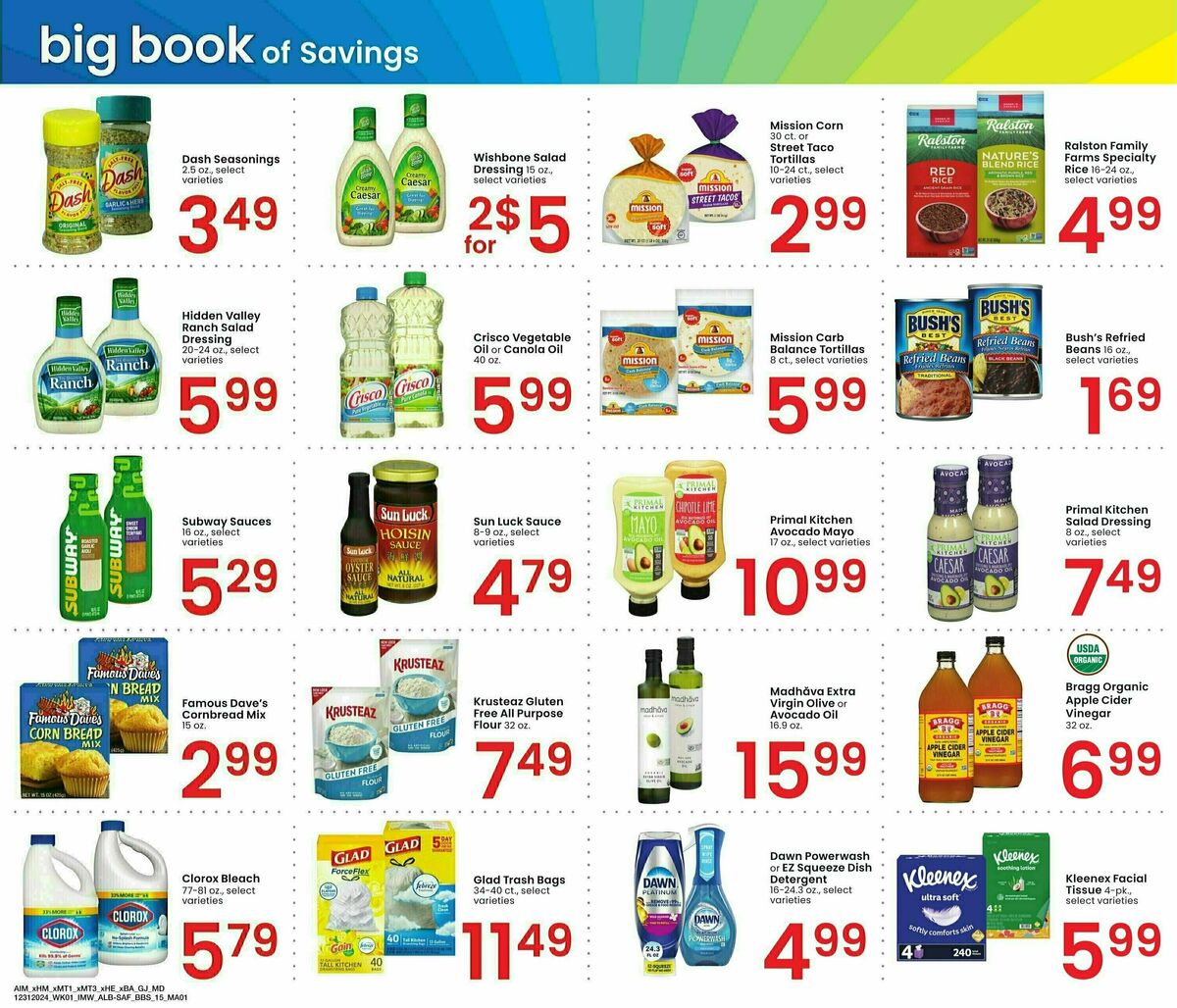 Albertsons Big Book of Savings Weekly Ad from December 31