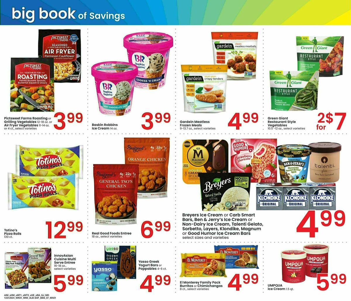 Albertsons Big Book of Savings Weekly Ad from December 31