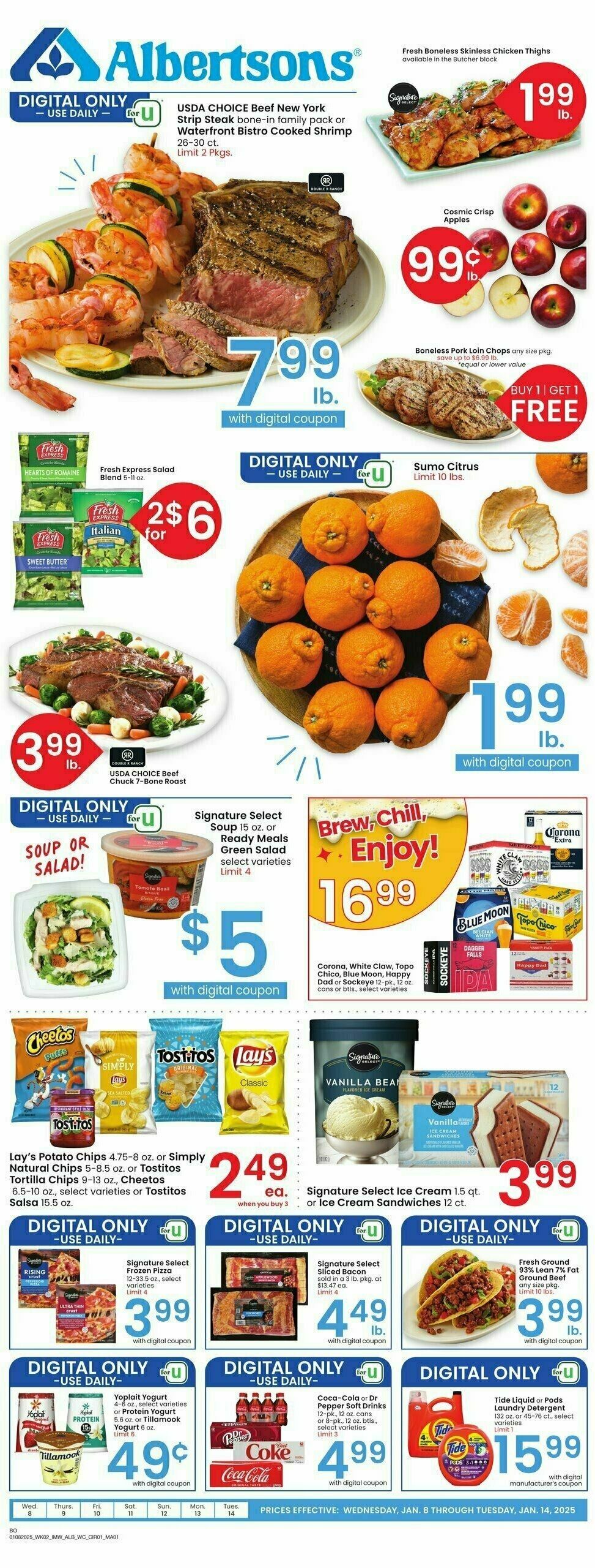 Albertsons Weekly Ad from January 8