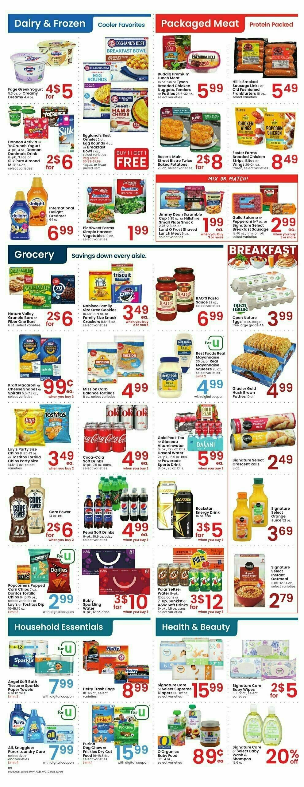 Albertsons Weekly Ad from January 8