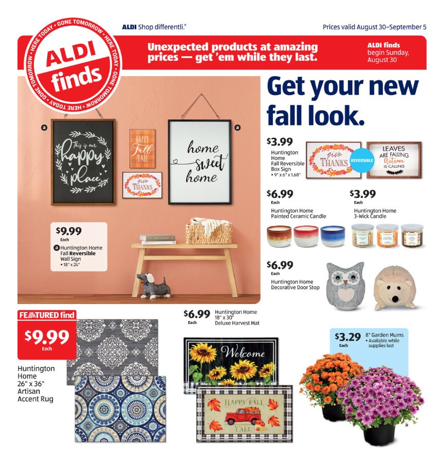 ALDI Weekly Ad from August 30