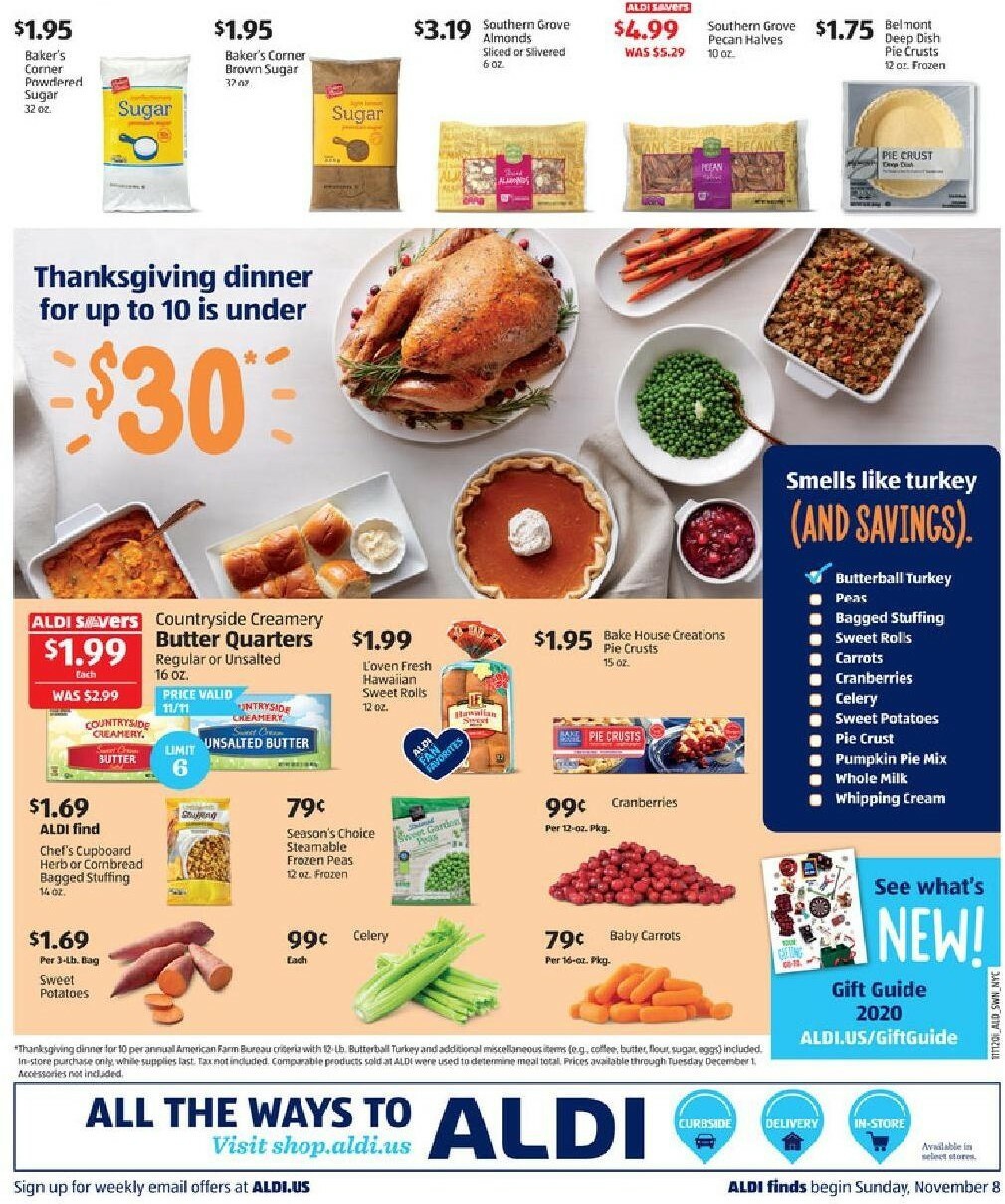 ALDI Weekly Ad from November 8