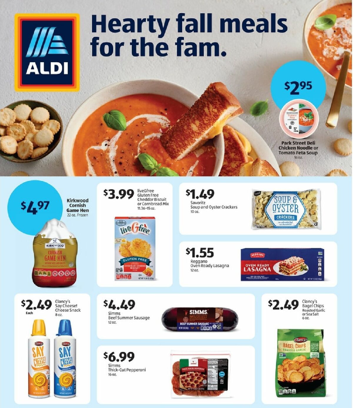 ALDI Fall Seasonals Weekly Ad from September 11