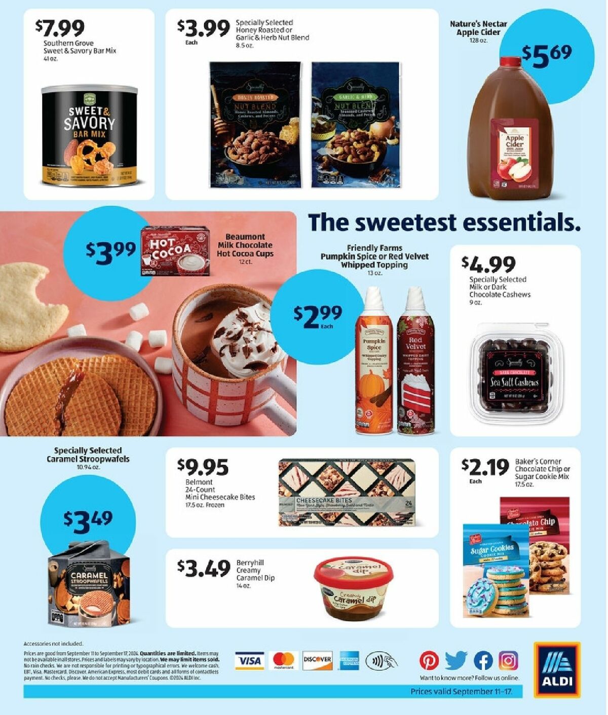 ALDI Fall Seasonals Weekly Ad from September 11