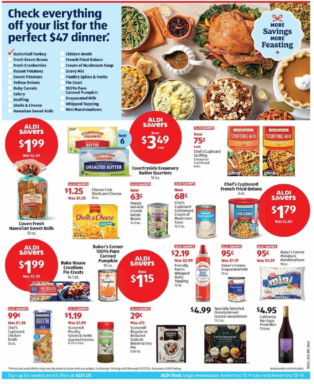 ALDI Weekly Ad from November 13