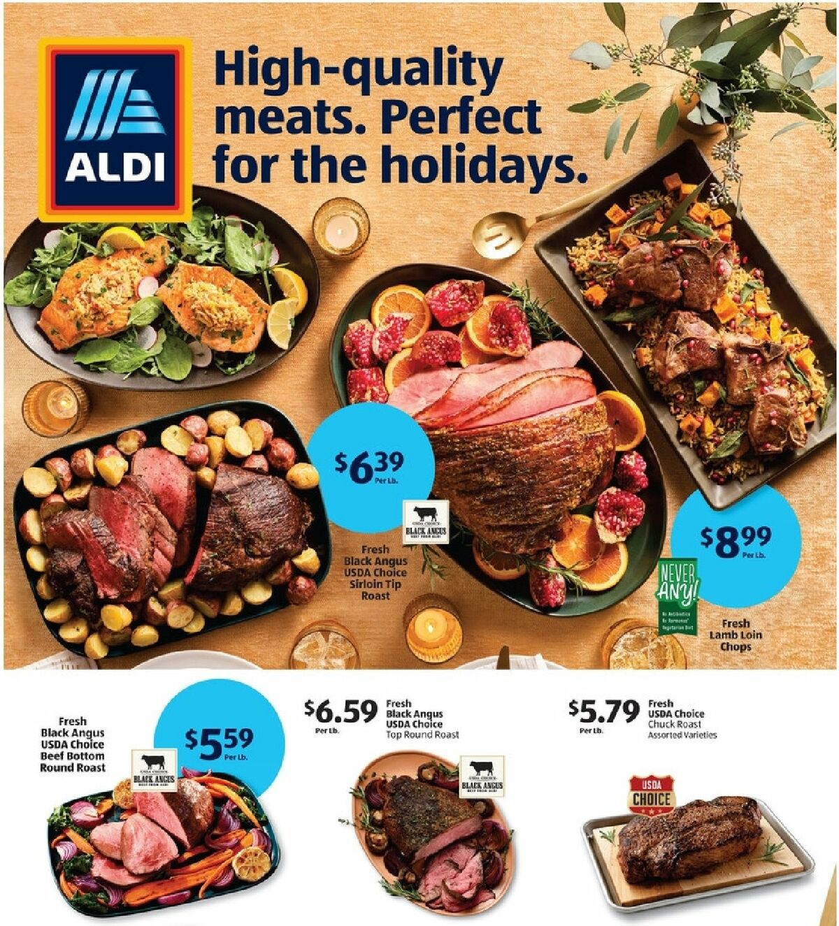 ALDI High-Quality Meat & Seafood Weekly Ad from November 20