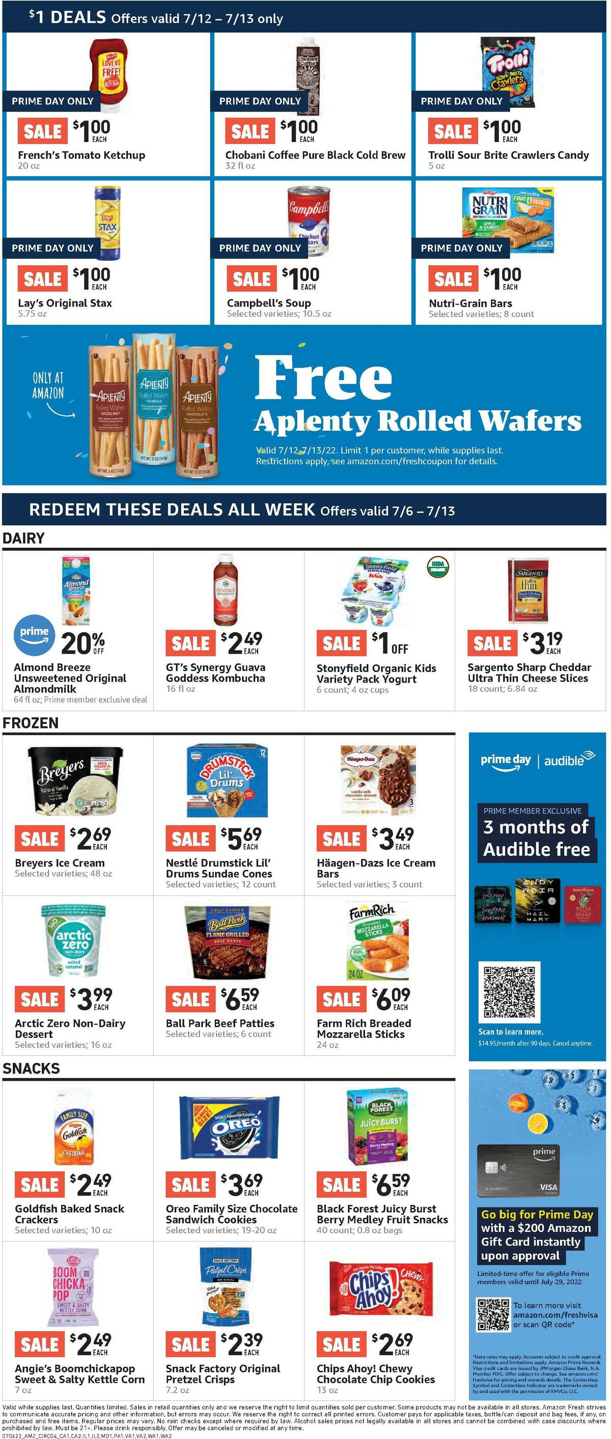 Amazon Fresh Weekly Ad from July 6