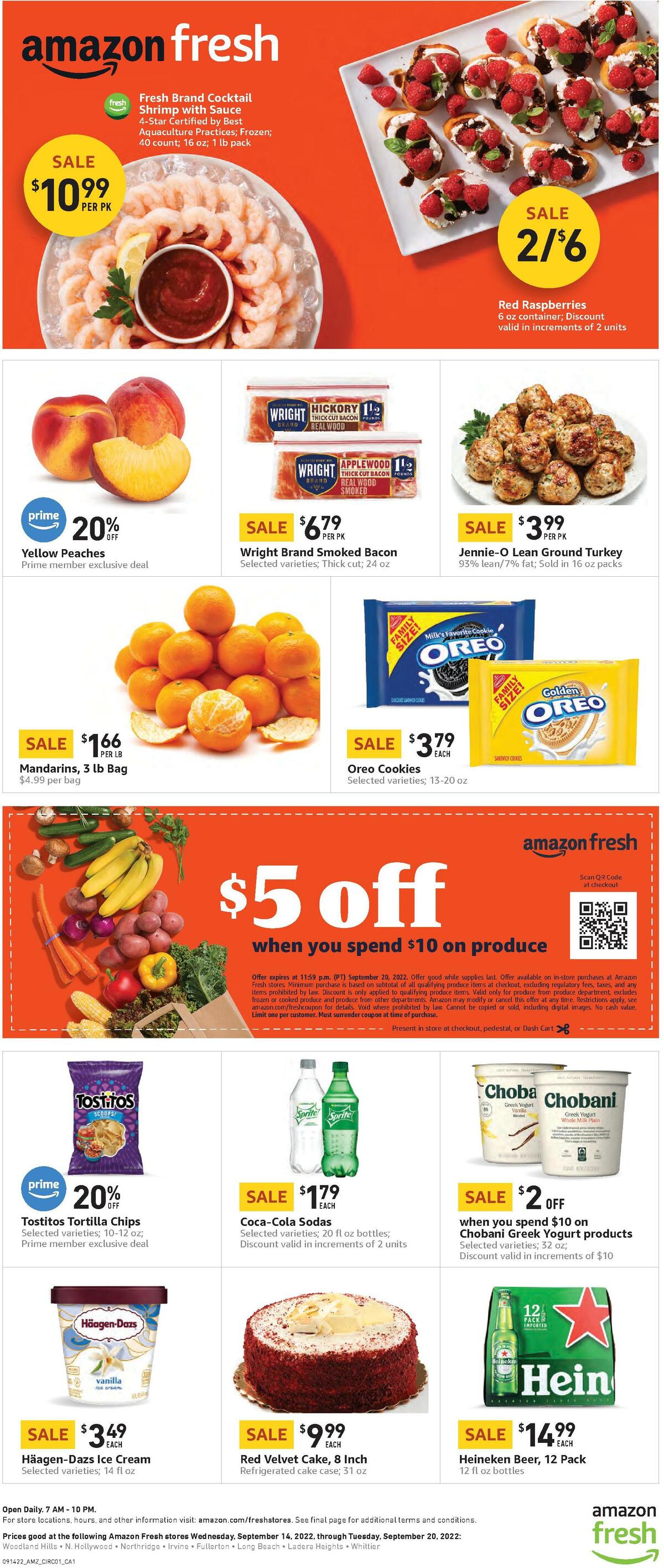 Amazon Fresh Weekly Ad from September 14