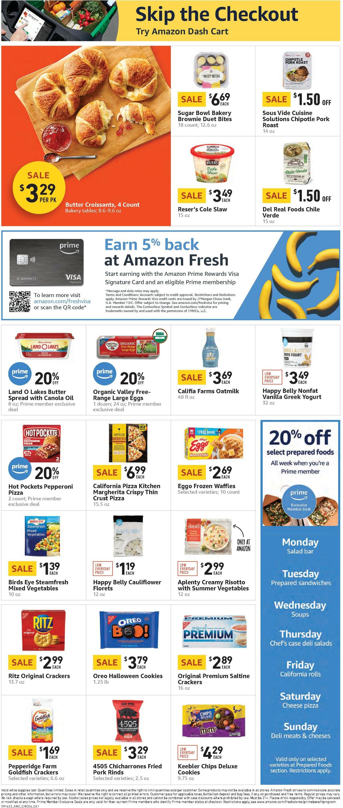 Amazon Fresh Weekly Ad from September 14