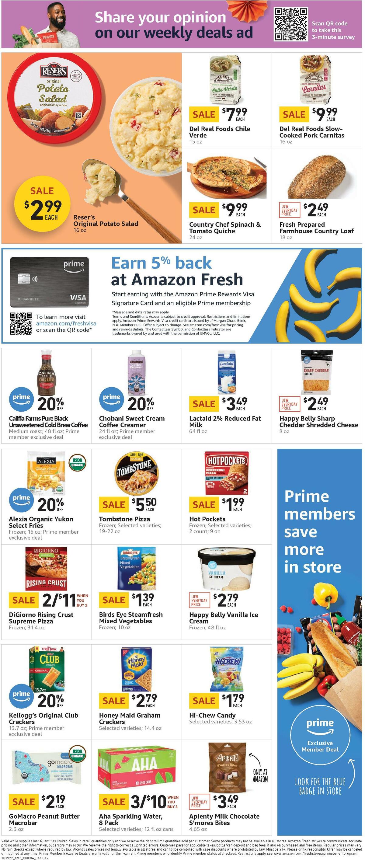 Amazon Fresh Weekly Ad from October 19