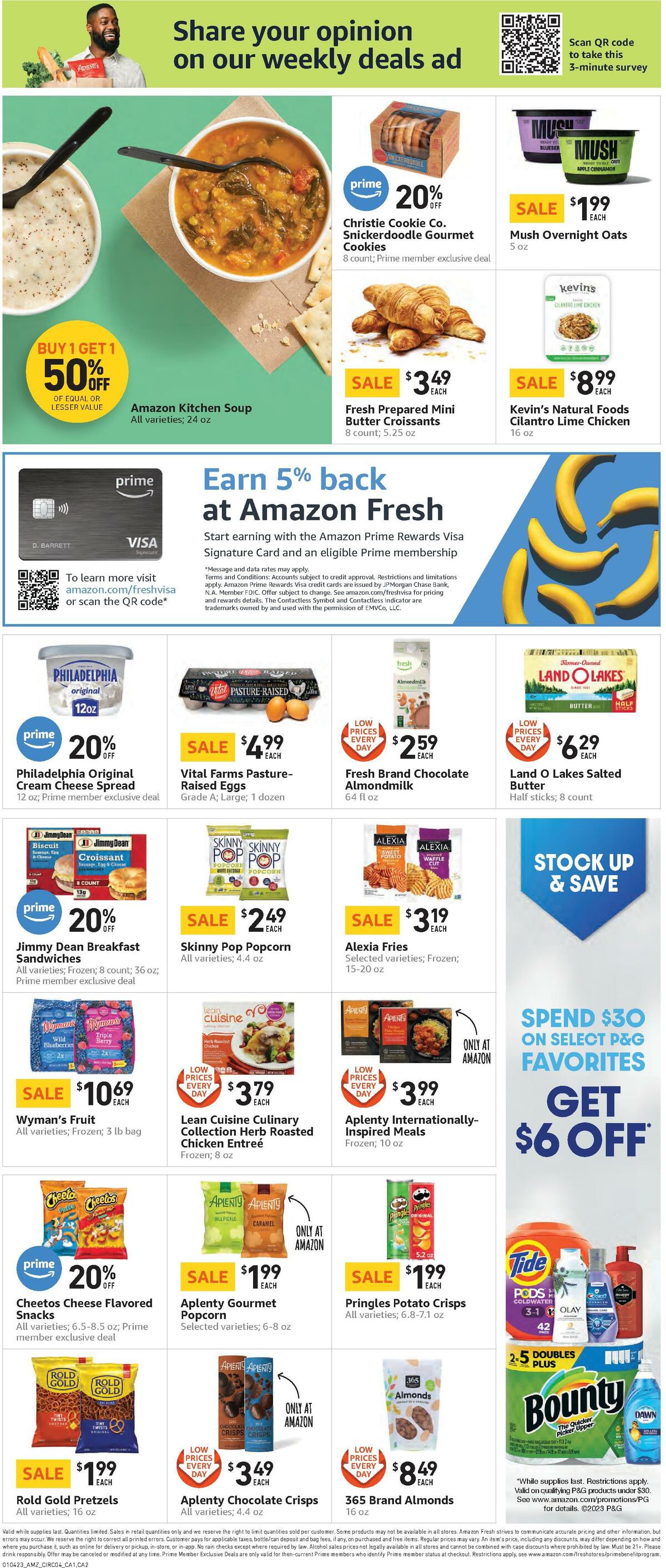 Amazon Fresh Weekly Ad from January 4