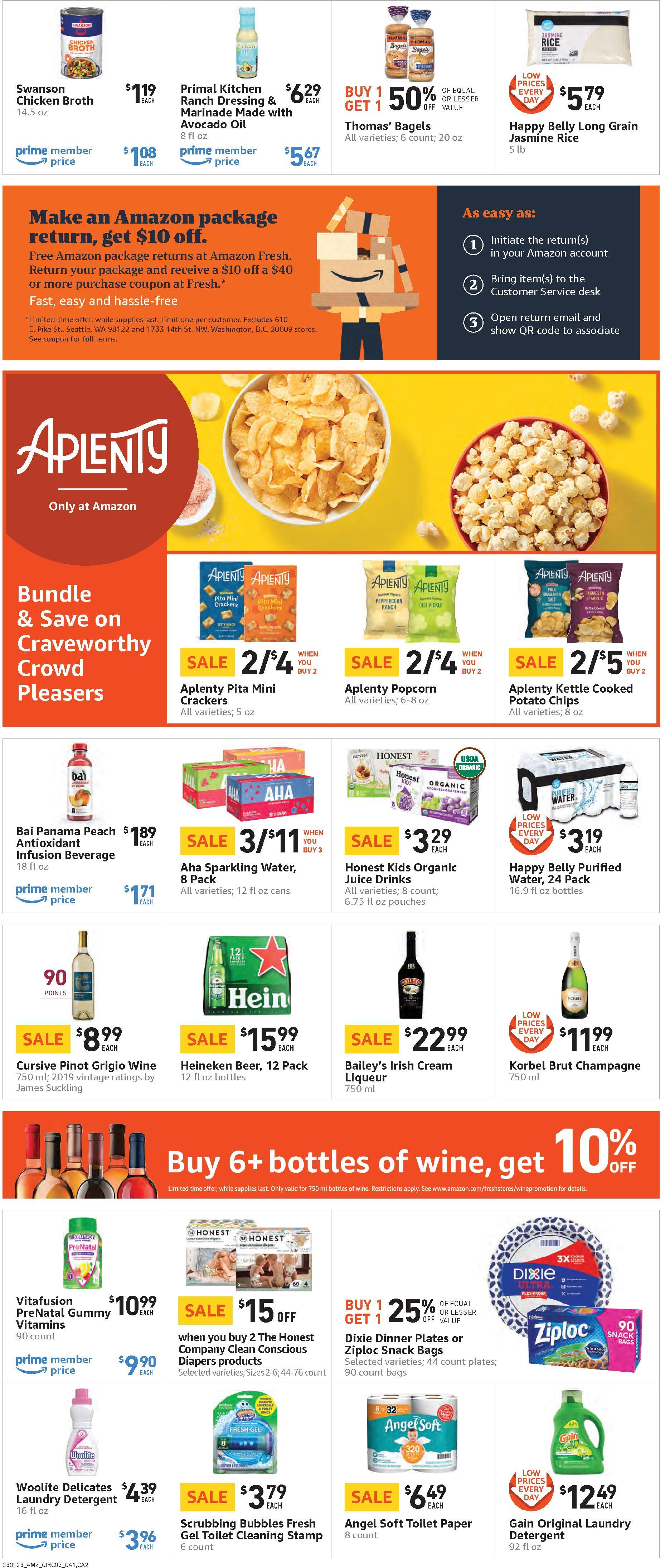 Amazon Fresh Weekly Ad from March 1