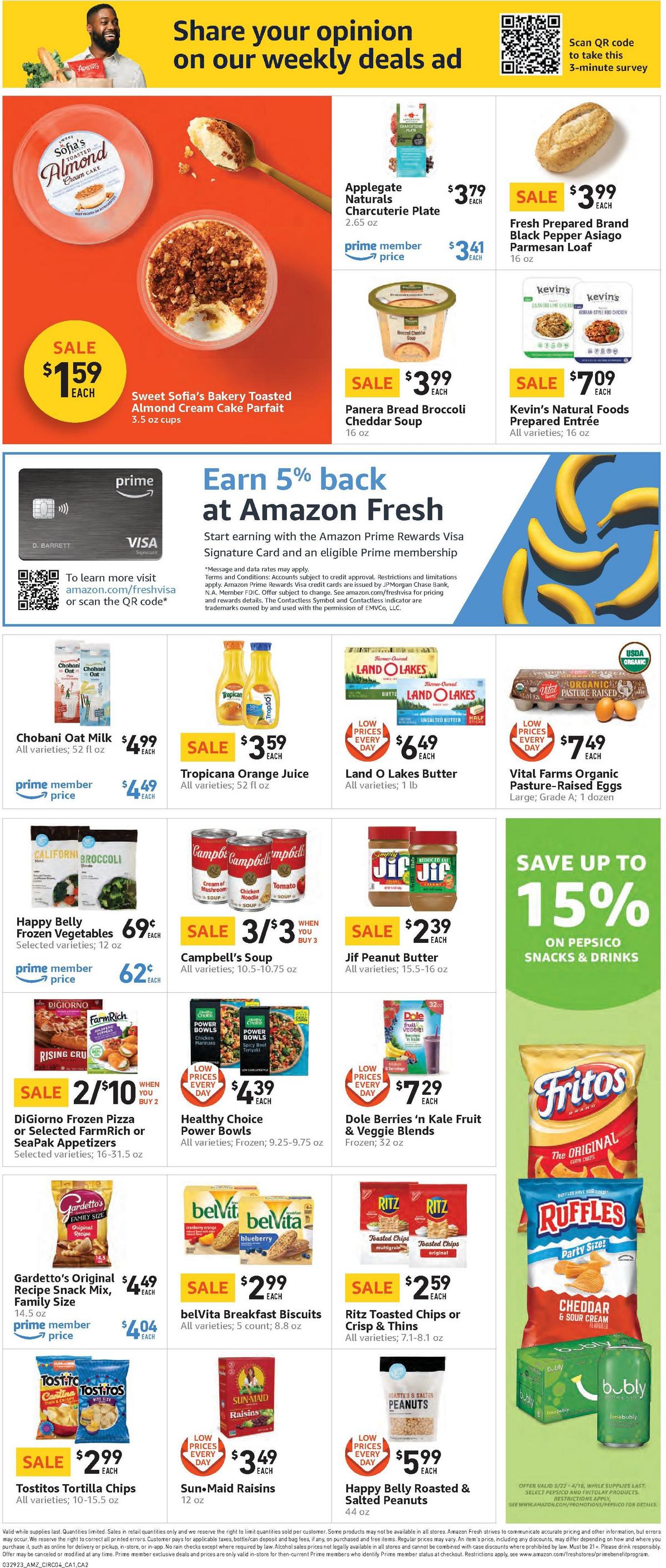 Amazon Fresh Weekly Ad from March 29