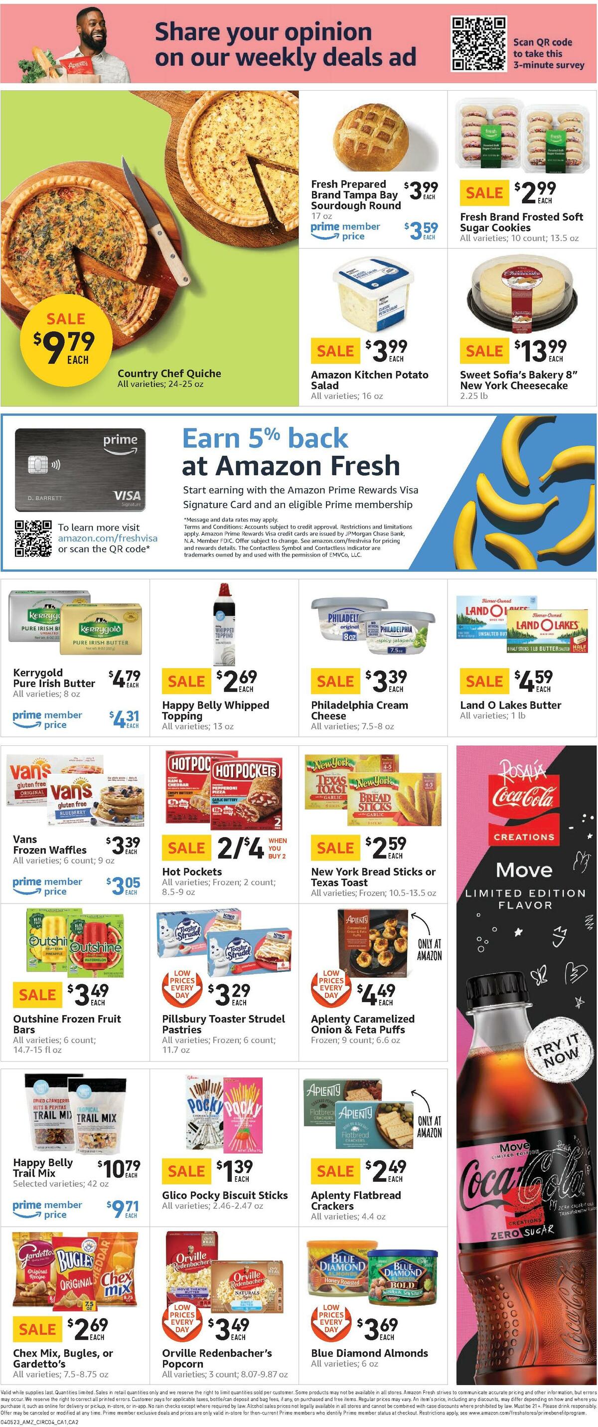 Amazon Fresh Weekly Ad from April 5