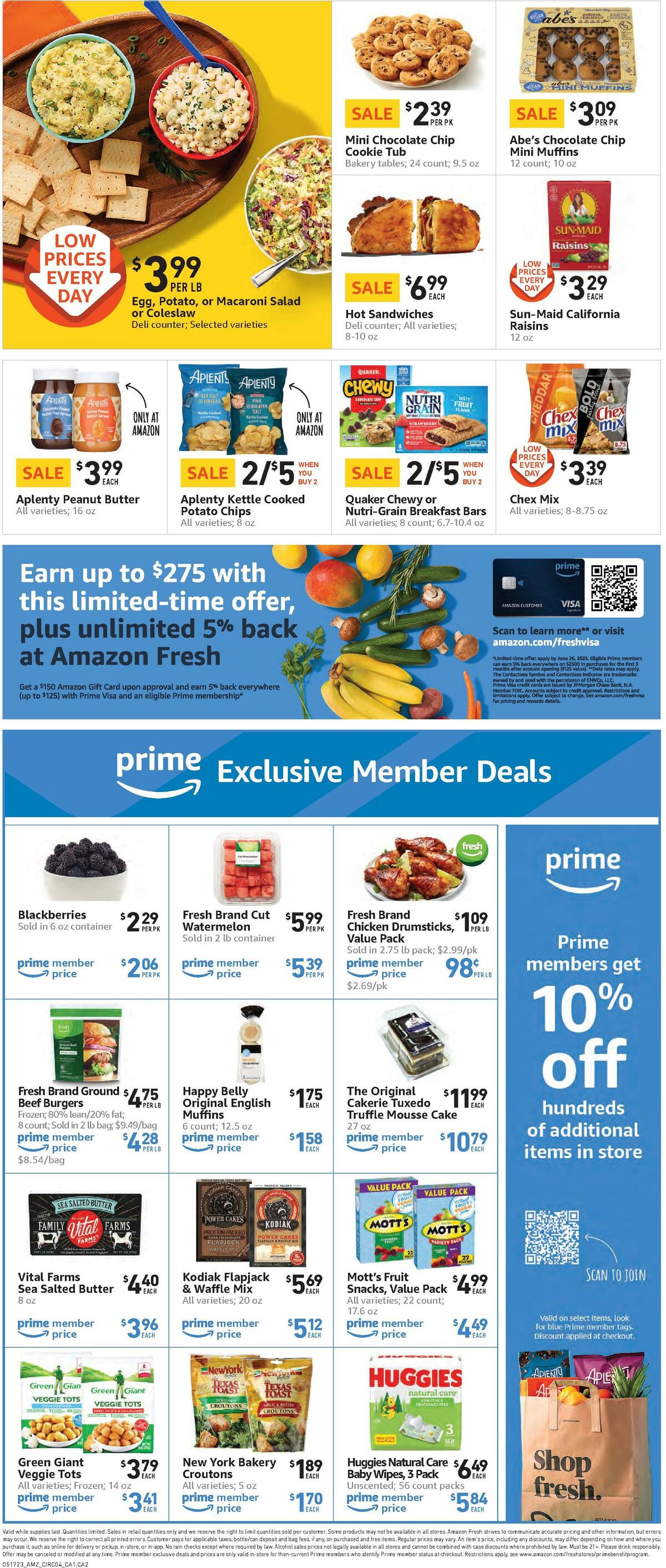 Amazon Fresh Weekly Ad from May 17