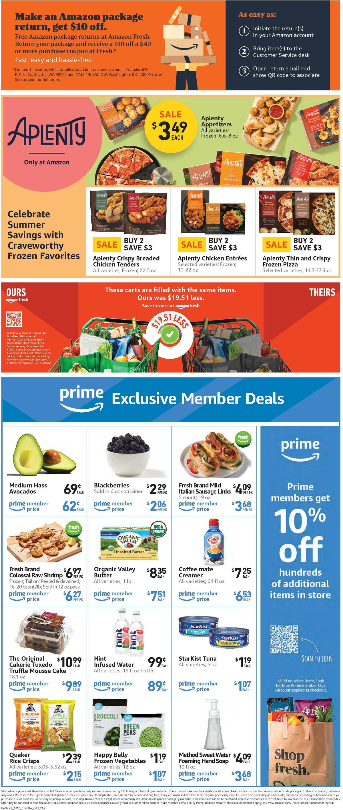 Amazon Fresh Weekly Ad from June 7