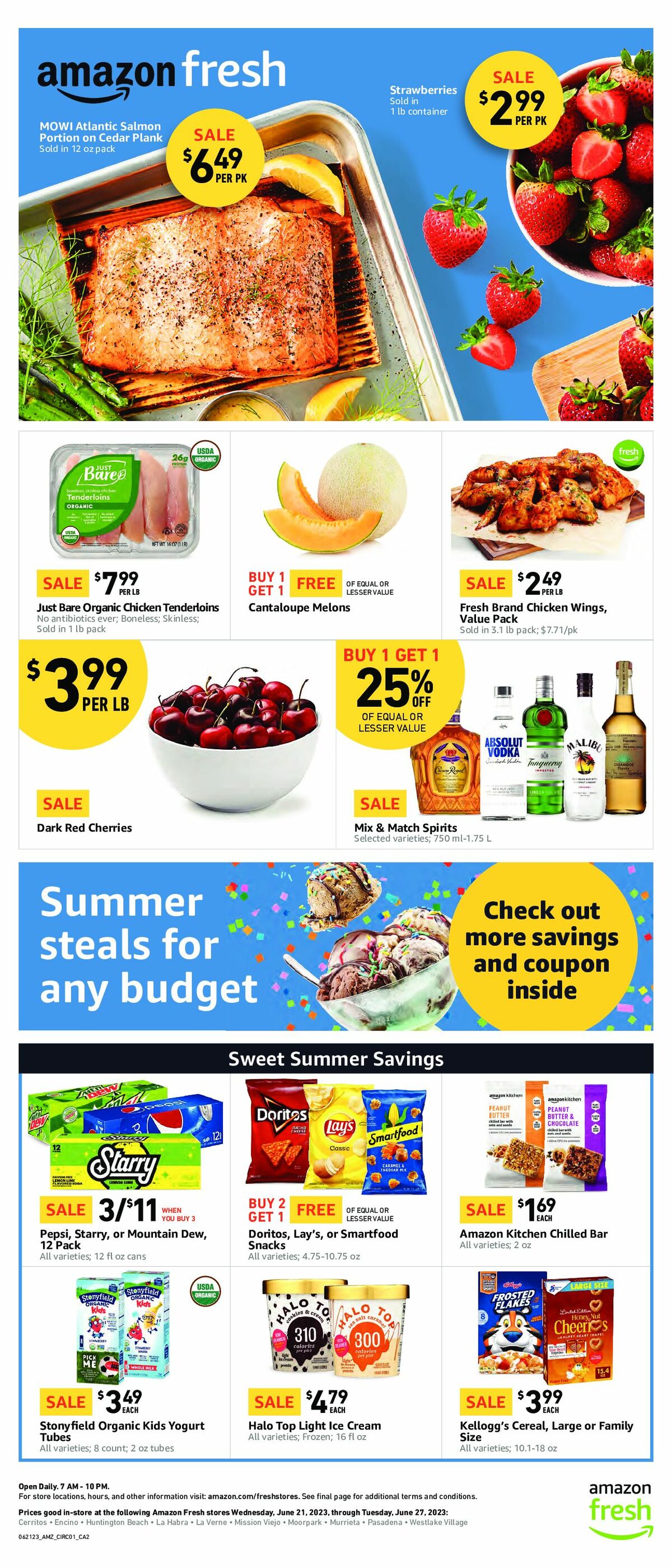 Amazon Fresh Weekly Ad from June 21