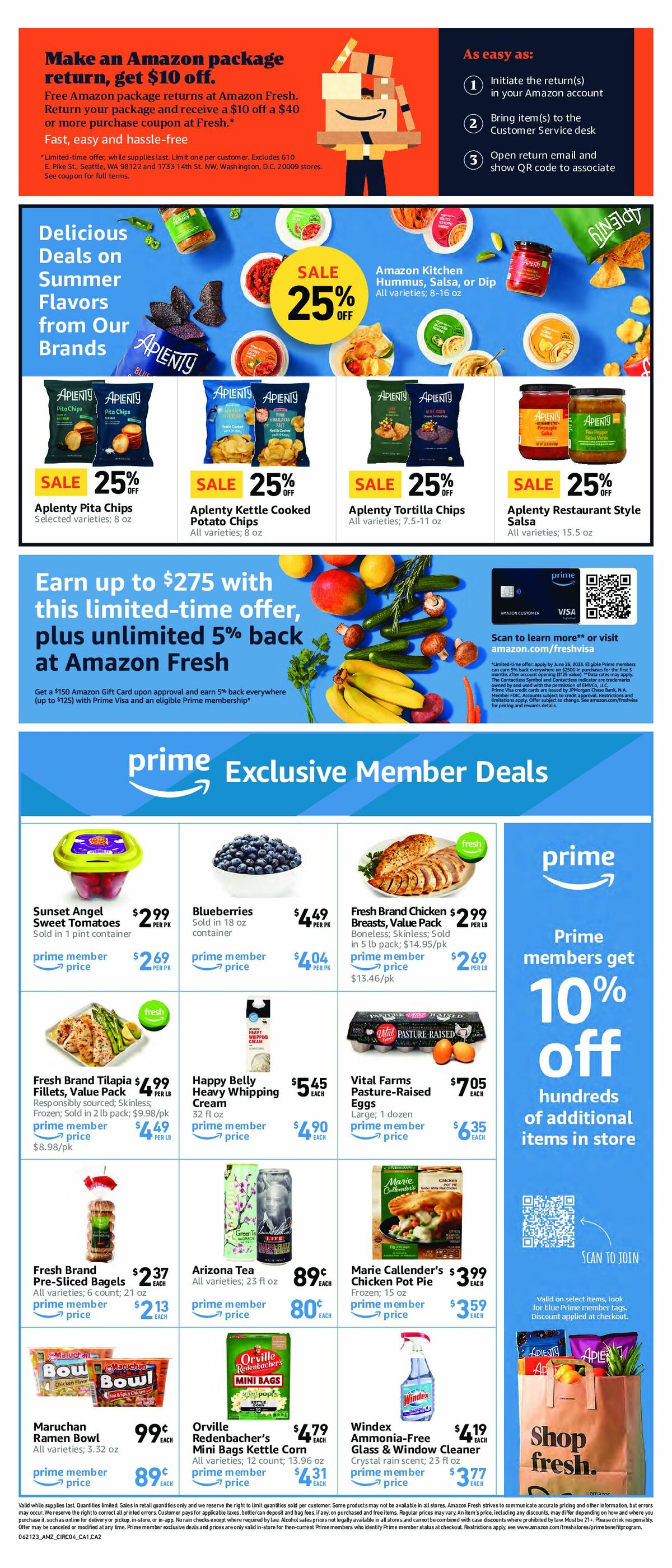 Amazon Fresh Weekly Ad from June 21