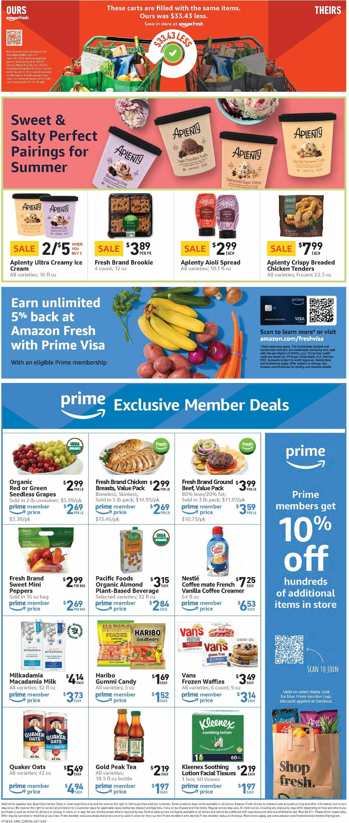 Amazon Fresh Weekly Ad from July 26