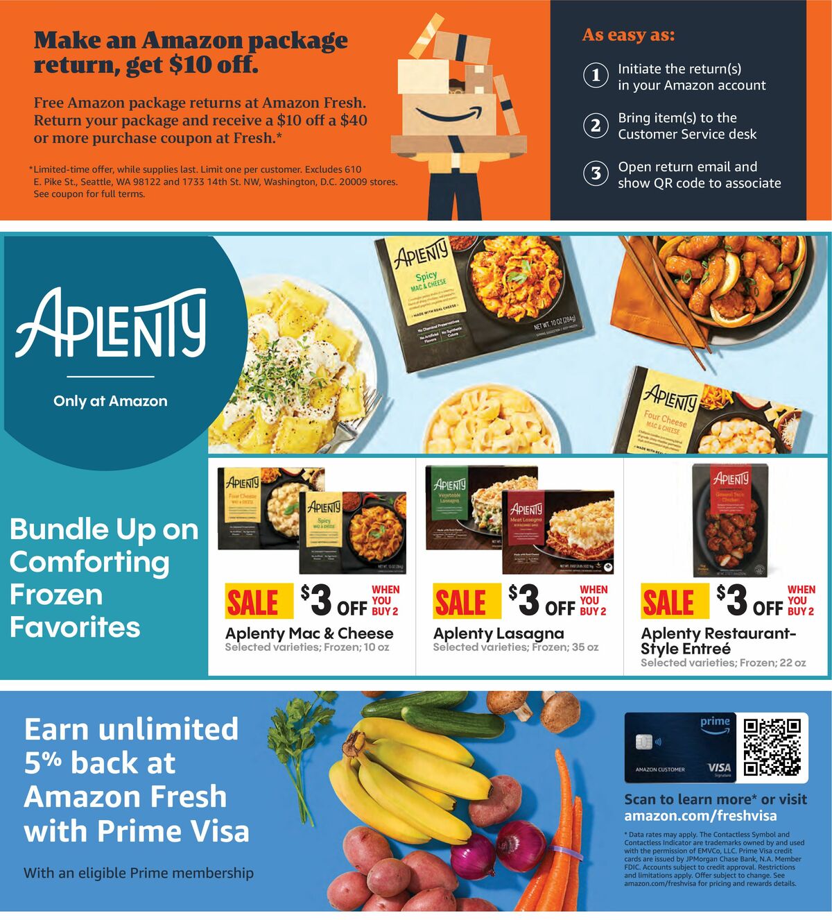 Amazon Fresh Weekly Ad from October 11