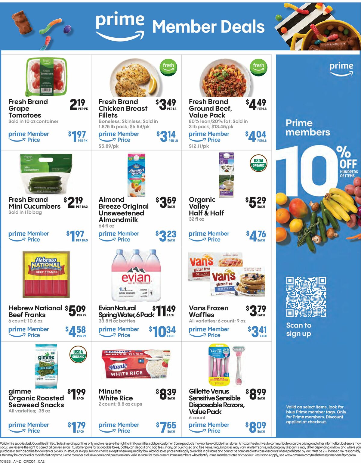 Amazon Fresh Weekly Ad from October 18