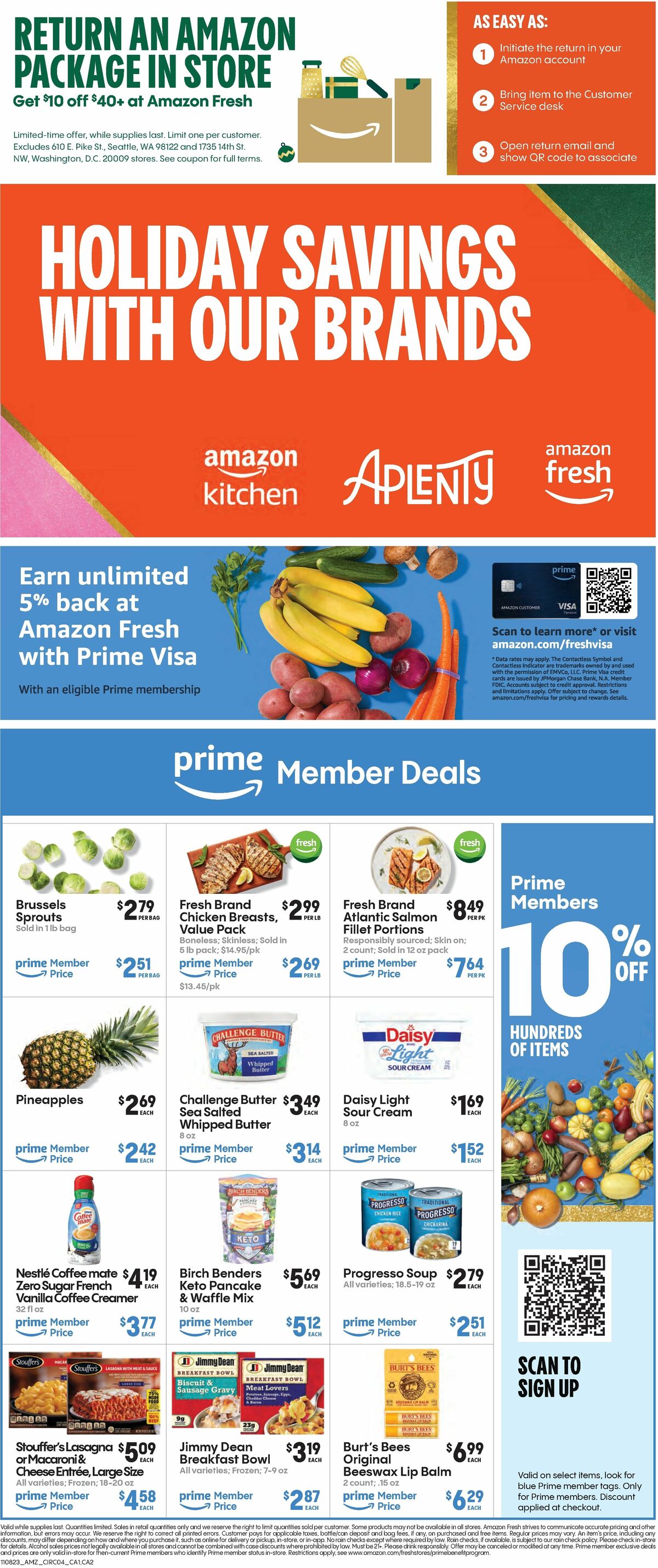Amazon Fresh Weekly Ad from November 8