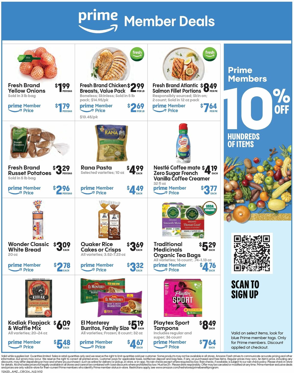 Amazon Fresh Weekly Ad from November 24