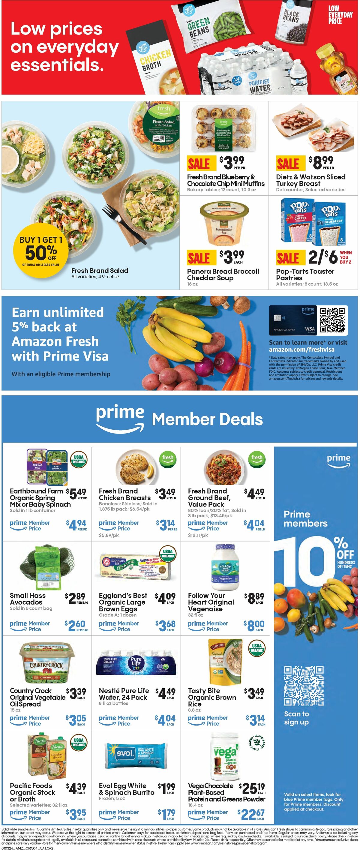 Amazon Fresh Weekly Ad from January 3