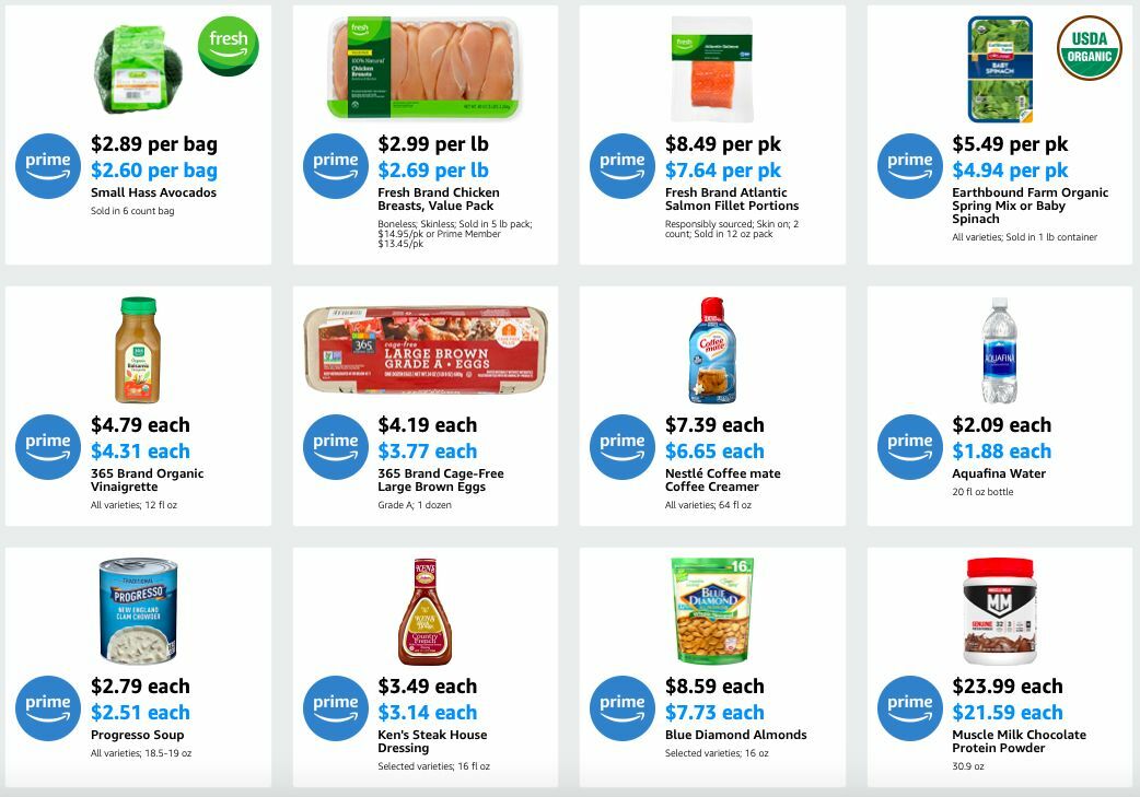 Amazon Fresh Weekly Ad from January 10