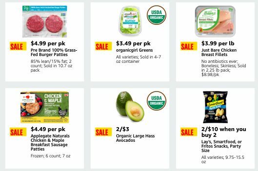 Amazon Fresh Weekly Ad from January 24