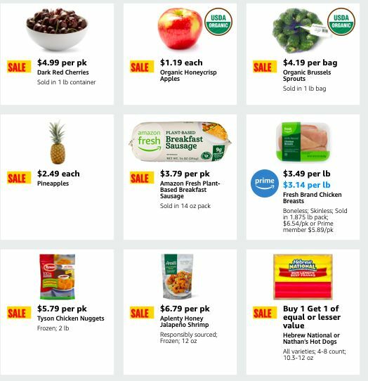 Amazon Fresh Weekly Ad from January 31