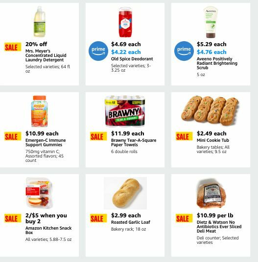 Amazon Fresh Weekly Ad from January 31