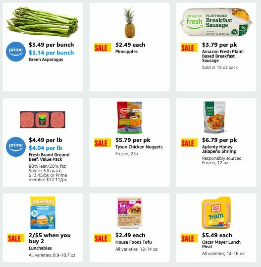 Amazon Fresh Weekly Ad from January 31