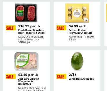 Amazon Fresh Weekly Ad from February 7