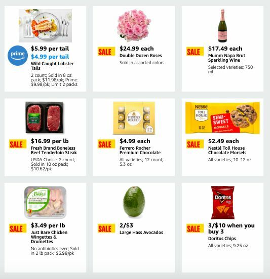 Amazon Fresh Weekly Ad from February 14