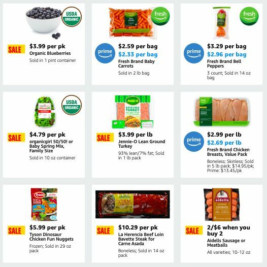 Amazon Fresh Weekly Ad from February 21